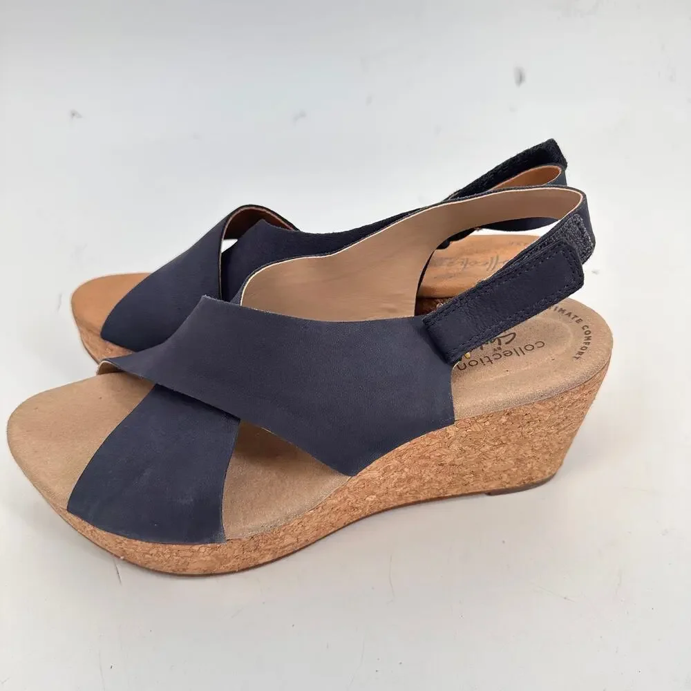 Clarks Women's Clarks Annadel Eirwyn Slingback Wedge Sandal // 8.5